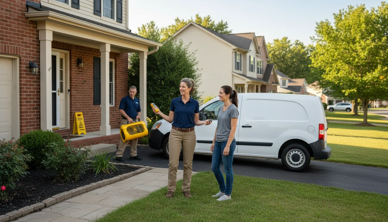 Water restoration image for Home Water Damage Repair in Elizabeth, IN